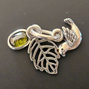 Pandora Sterling Silver "Forest Trinity" Charm Pendant